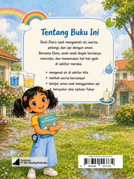 Ilmuwan Cilik dan Air Ajaib — sampul belakang