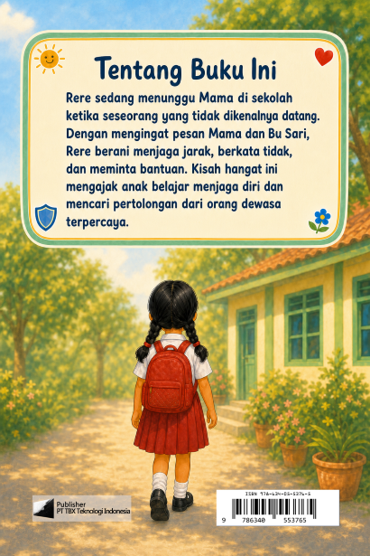 Rere Anak Pemberani — sampul belakang
