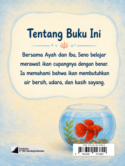 Ikan Cupang Seno — sampul belakang